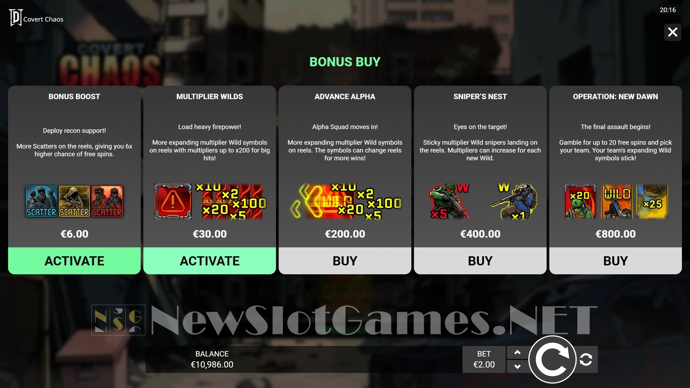 Covert Chaos Slot Slot Image in Demo - pic. 6