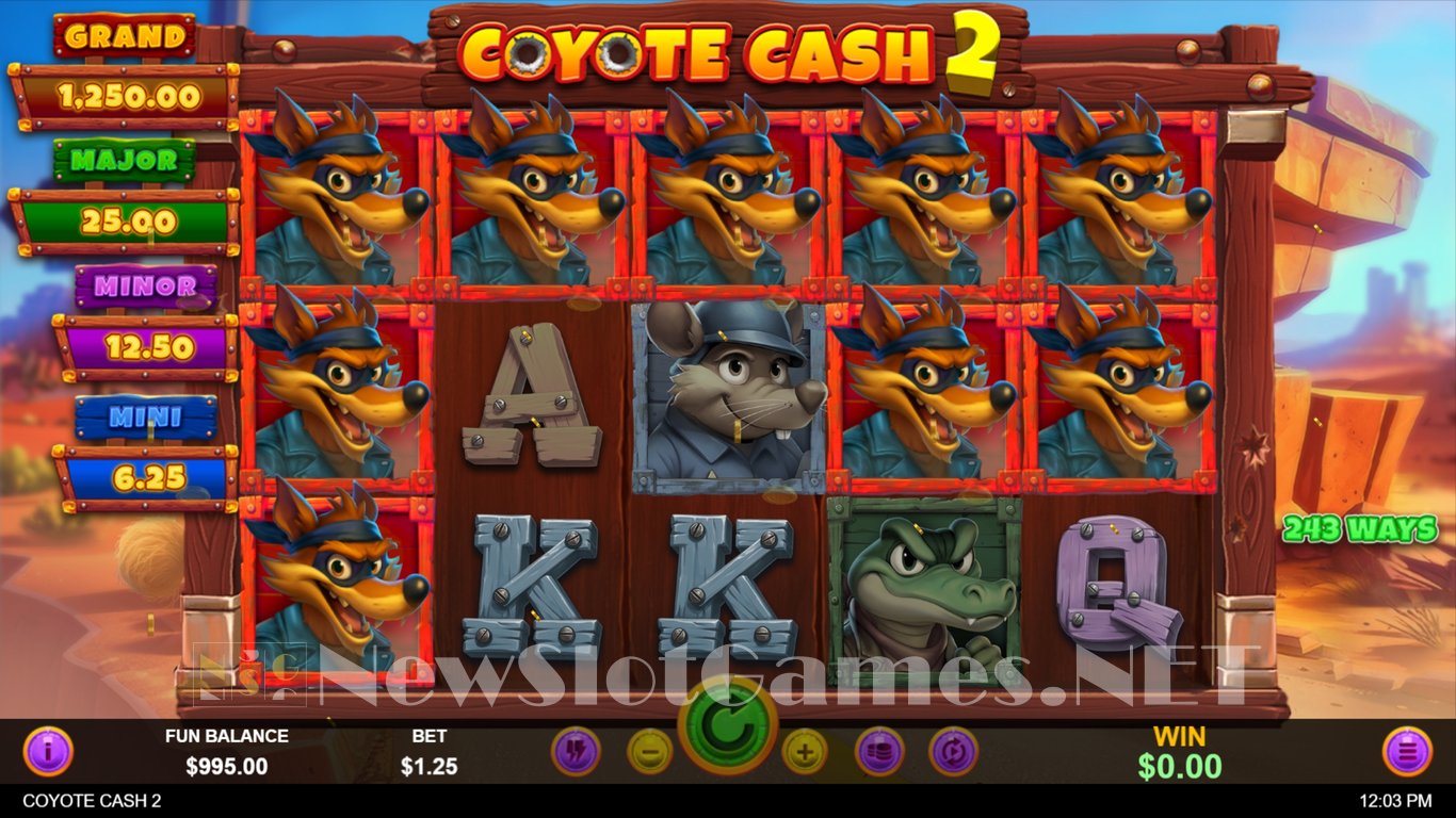 Coyote Cash 2 Slot Slot Image in Demo - pic. 3