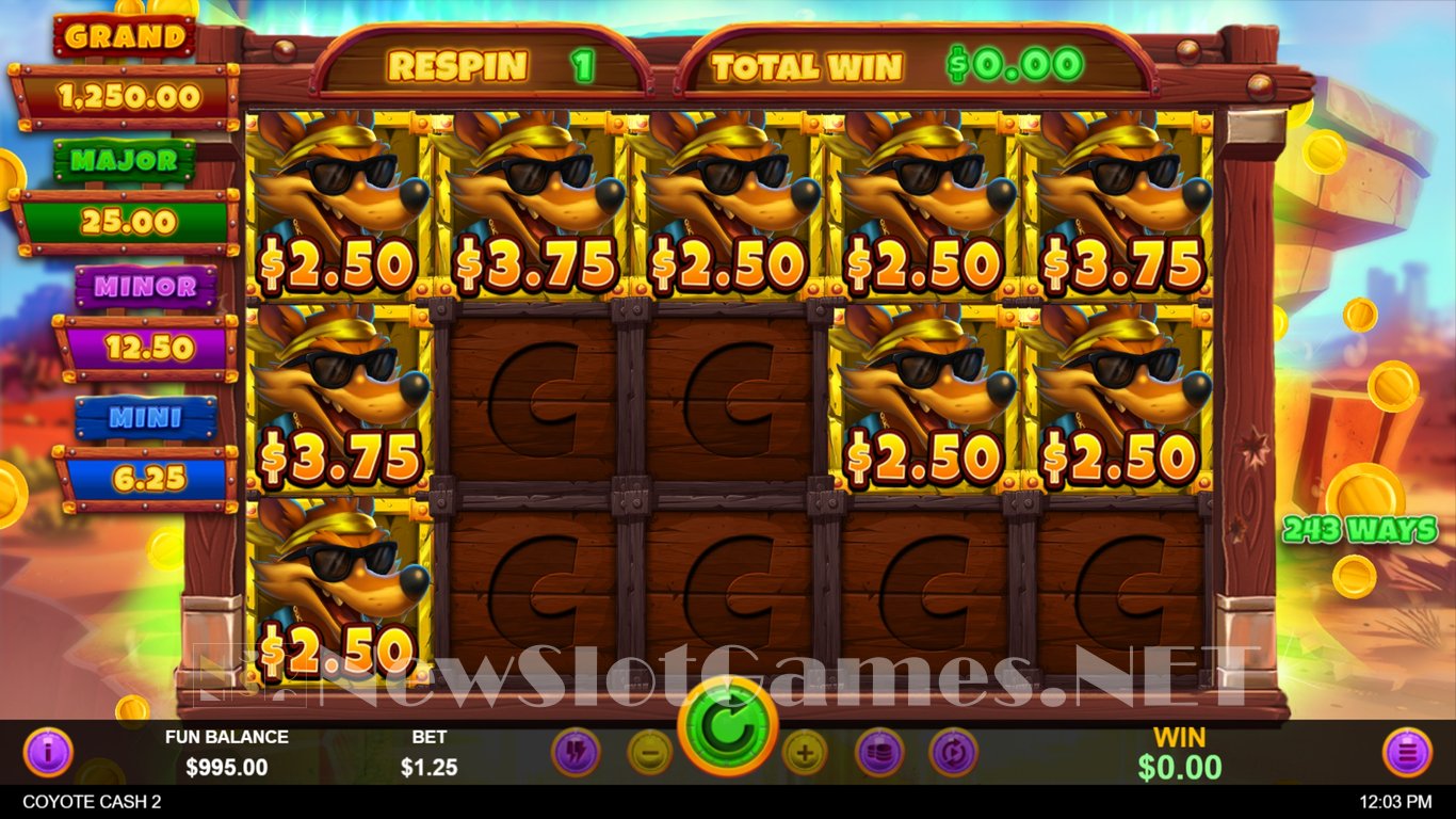 Coyote Cash 2 Slot Slot Image in Demo - pic. 4