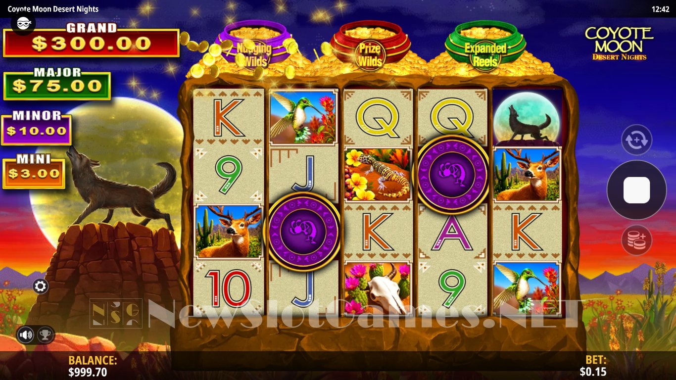 Coyote Moon Desert Nights Slot Demo Image