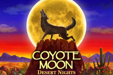 Coyote Moon Desert Nights Slot Logo