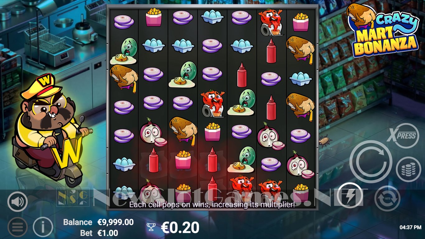 Crazy Mart Bonanza Slot Demo Image