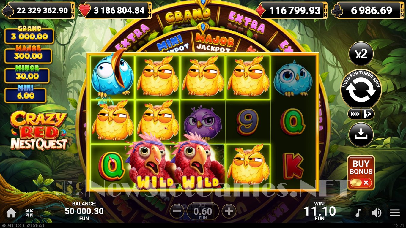 Crazy Red Nest Quest Slot Demo Image