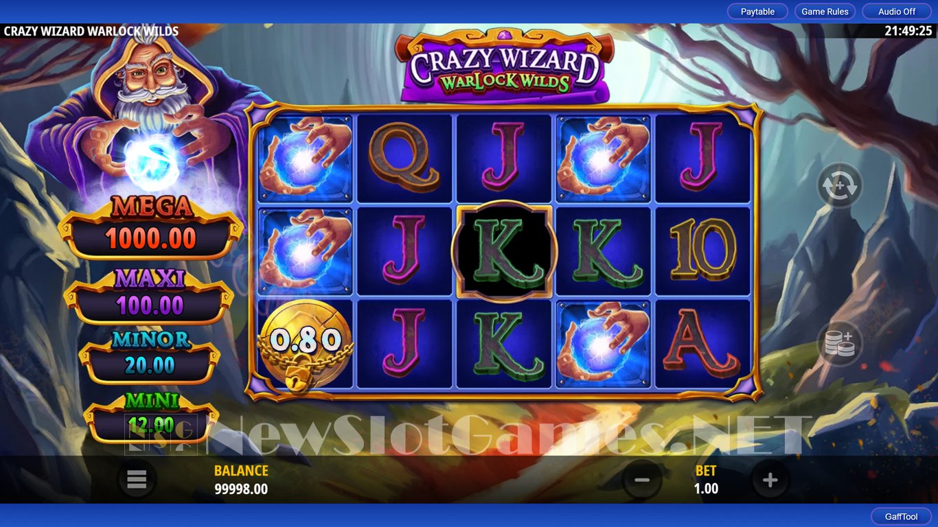 Crazy Wizard Warlock Wilds Slot Slot Image in Demo - pic. 2