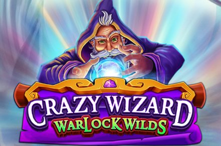 Crazy Wizard Warlock Wilds Slot Logo