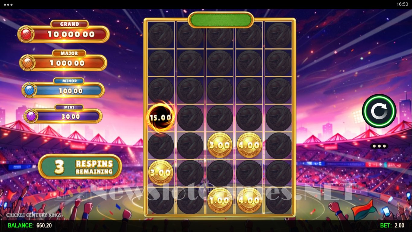 Cricket Century Kings Slot Demo Image