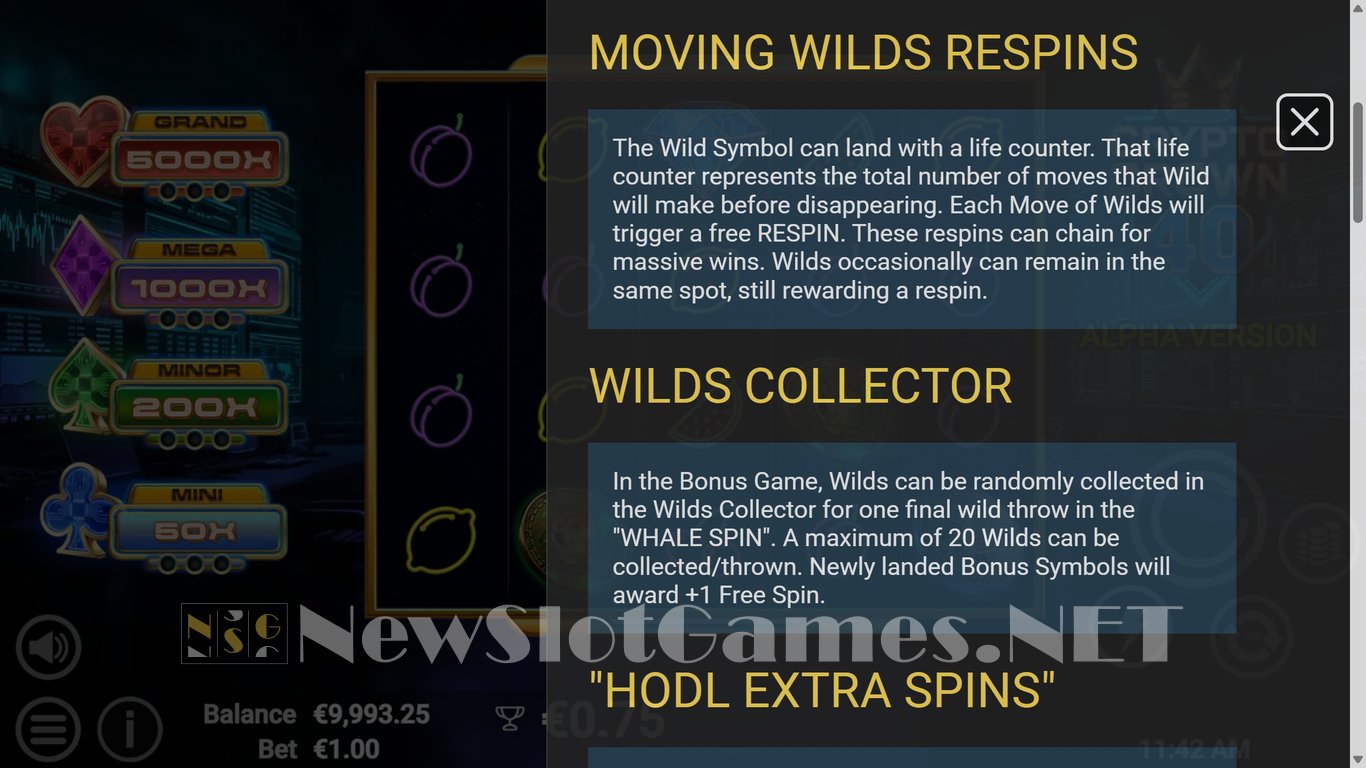 Crypto Crown 40 Slot Slot Image in Demo - pic. 5