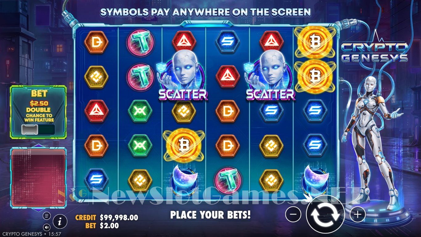 Crypto Genesys Slot Demo Image