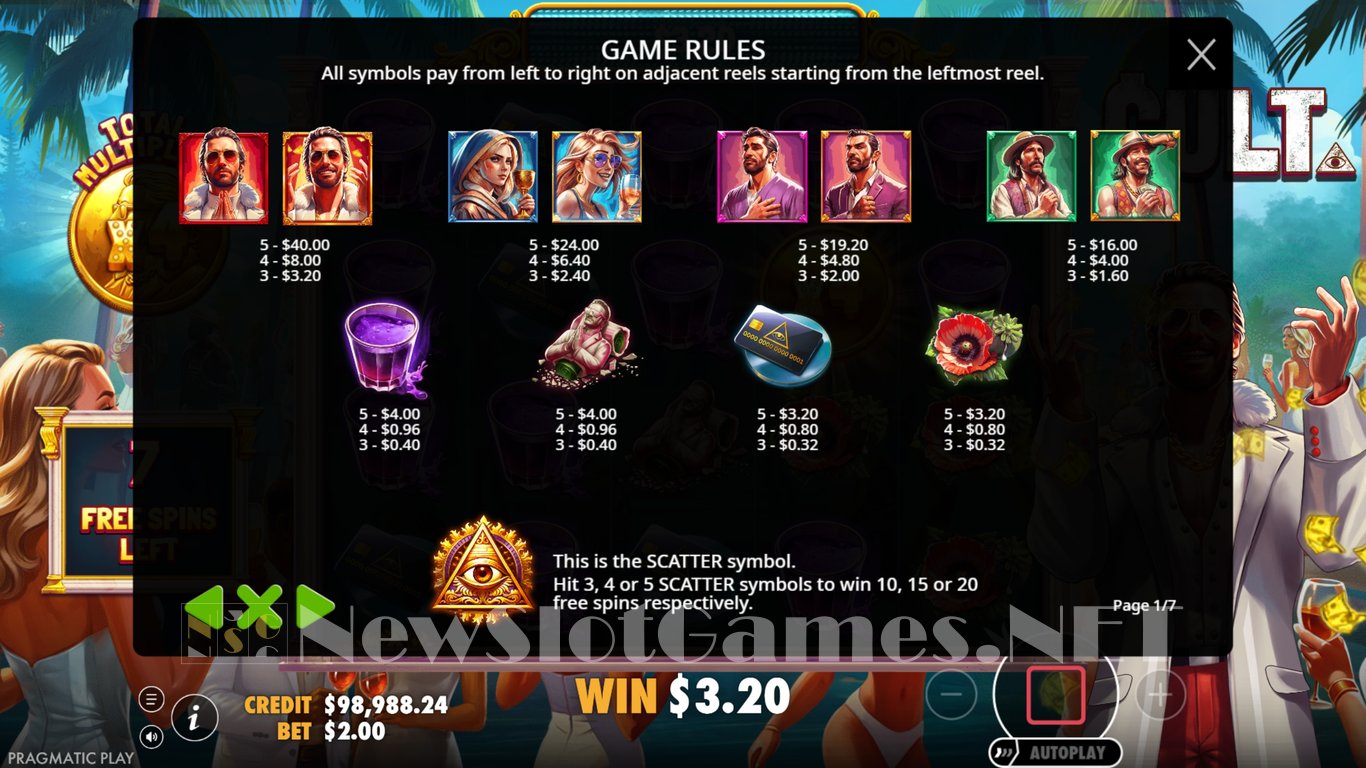 CULT Slot Slot Image in Demo - pic. 7
