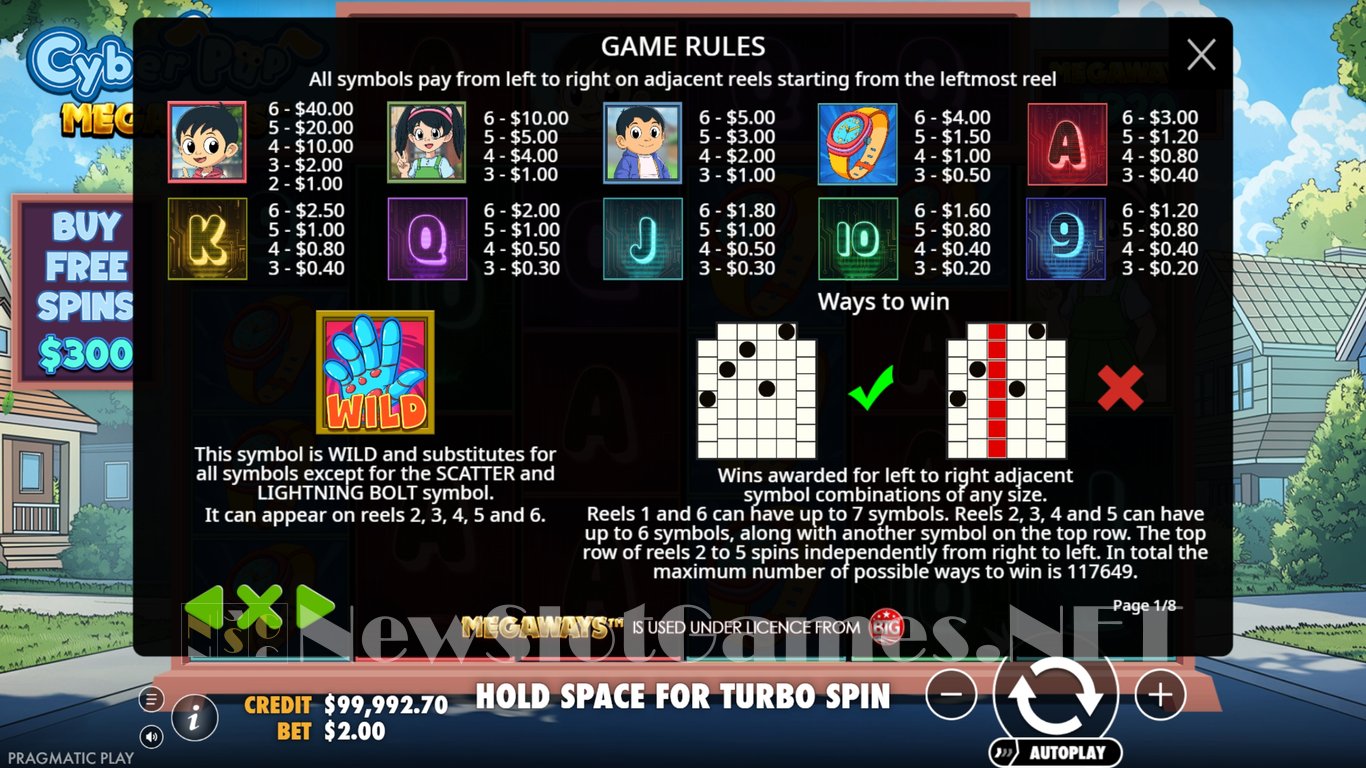 Cyber Pup Megaways Slot Slot Image in Demo - pic. 4