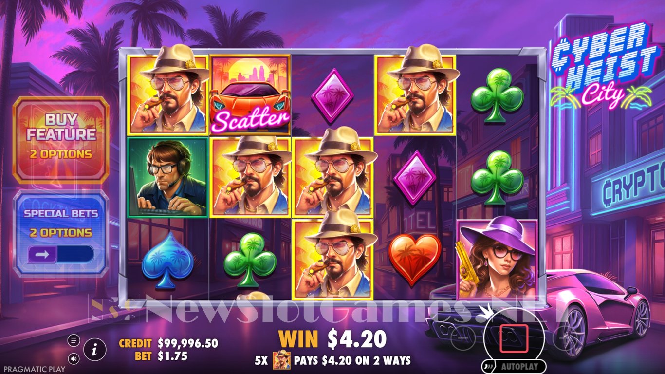 Cyberheist City Slot Slot Image in Demo - pic. 2