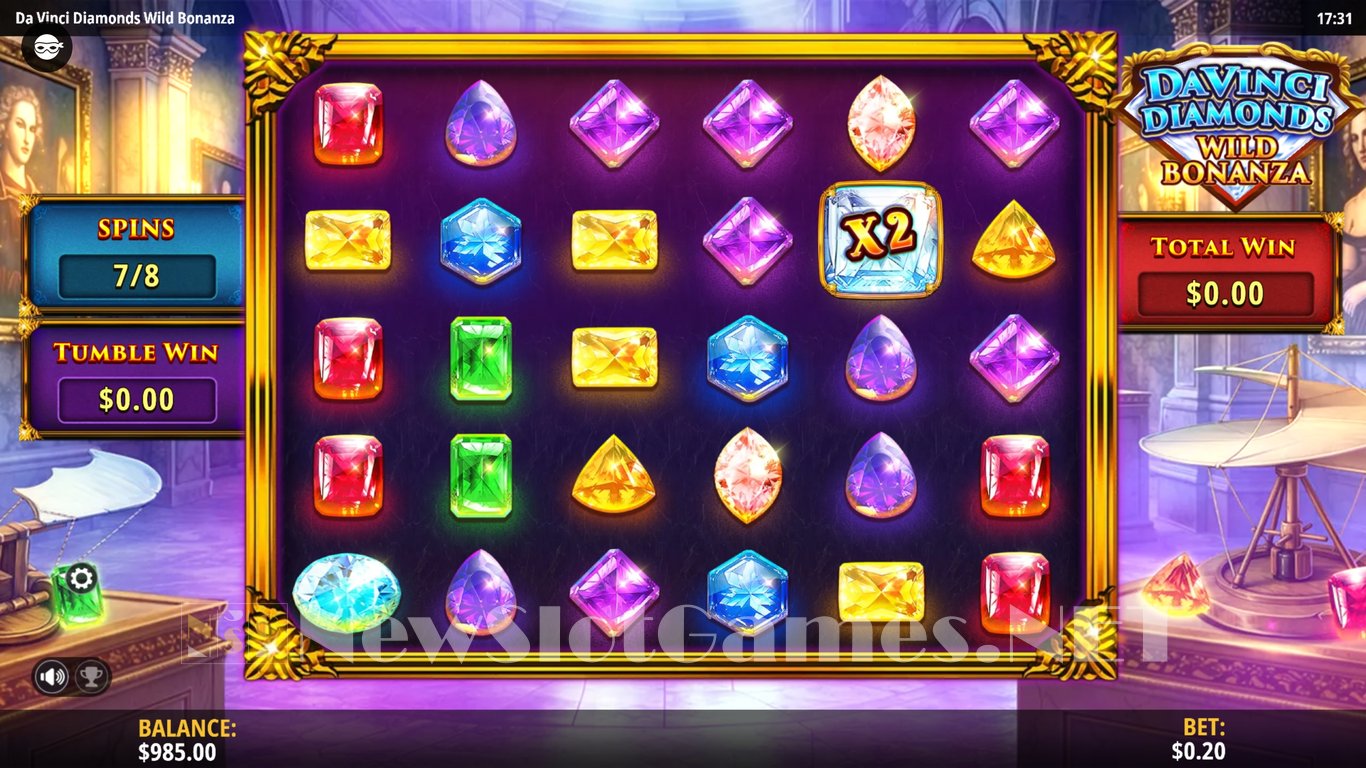Da Vinci Diamonds Wild Bonanza Slot Slot Image in Demo - pic. 3
