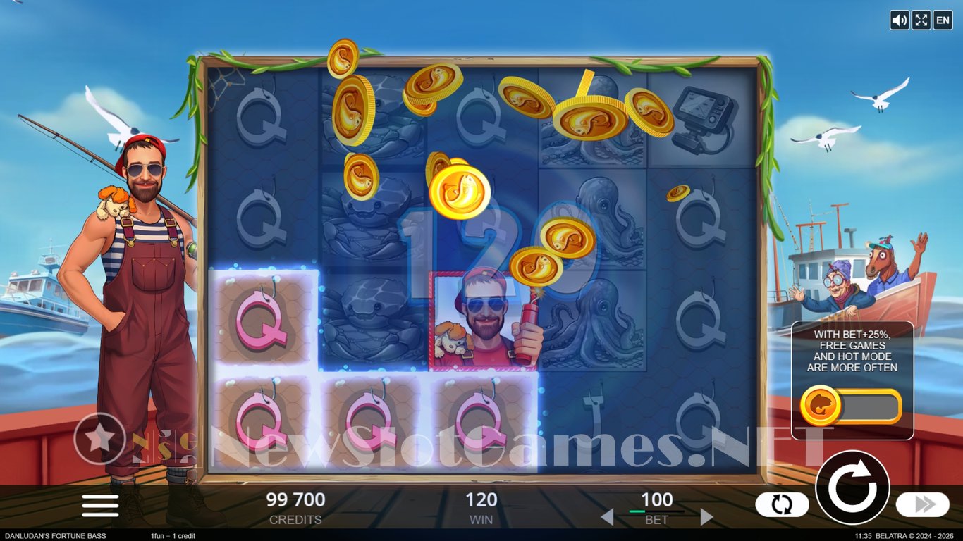 DanLudans Fortune Bass Slot Slot Image in Demo - pic. 2