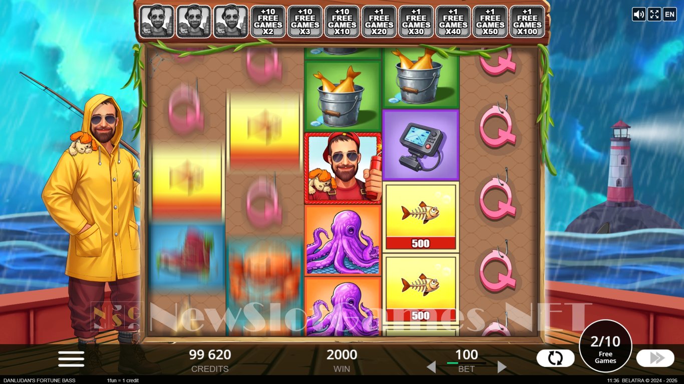DanLudans Fortune Bass Slot Slot Image in Demo - pic. 6