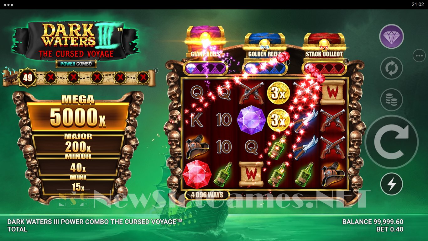 Dark Waters 3 The Cursed Voyage Slot Demo Image