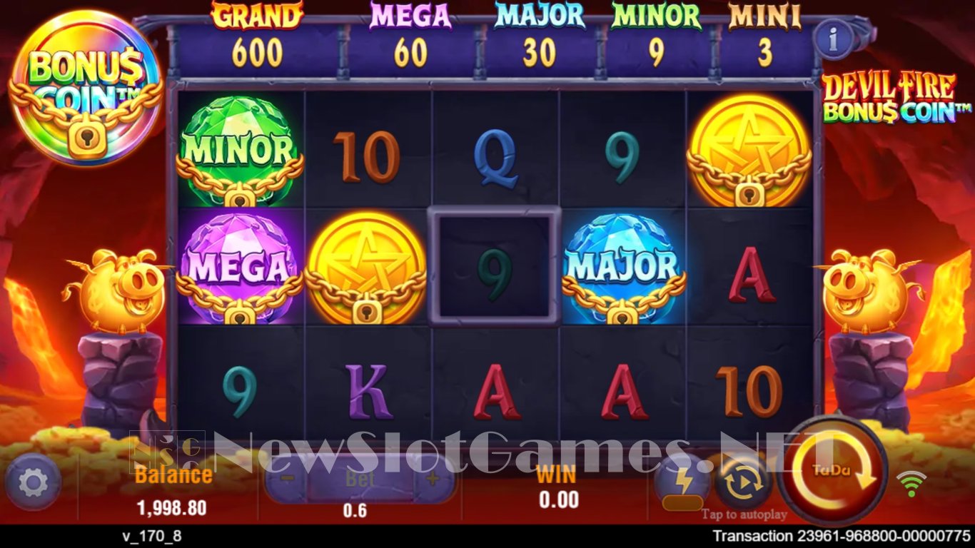 Devil Fire Bonus Coin Slot Demo Image
