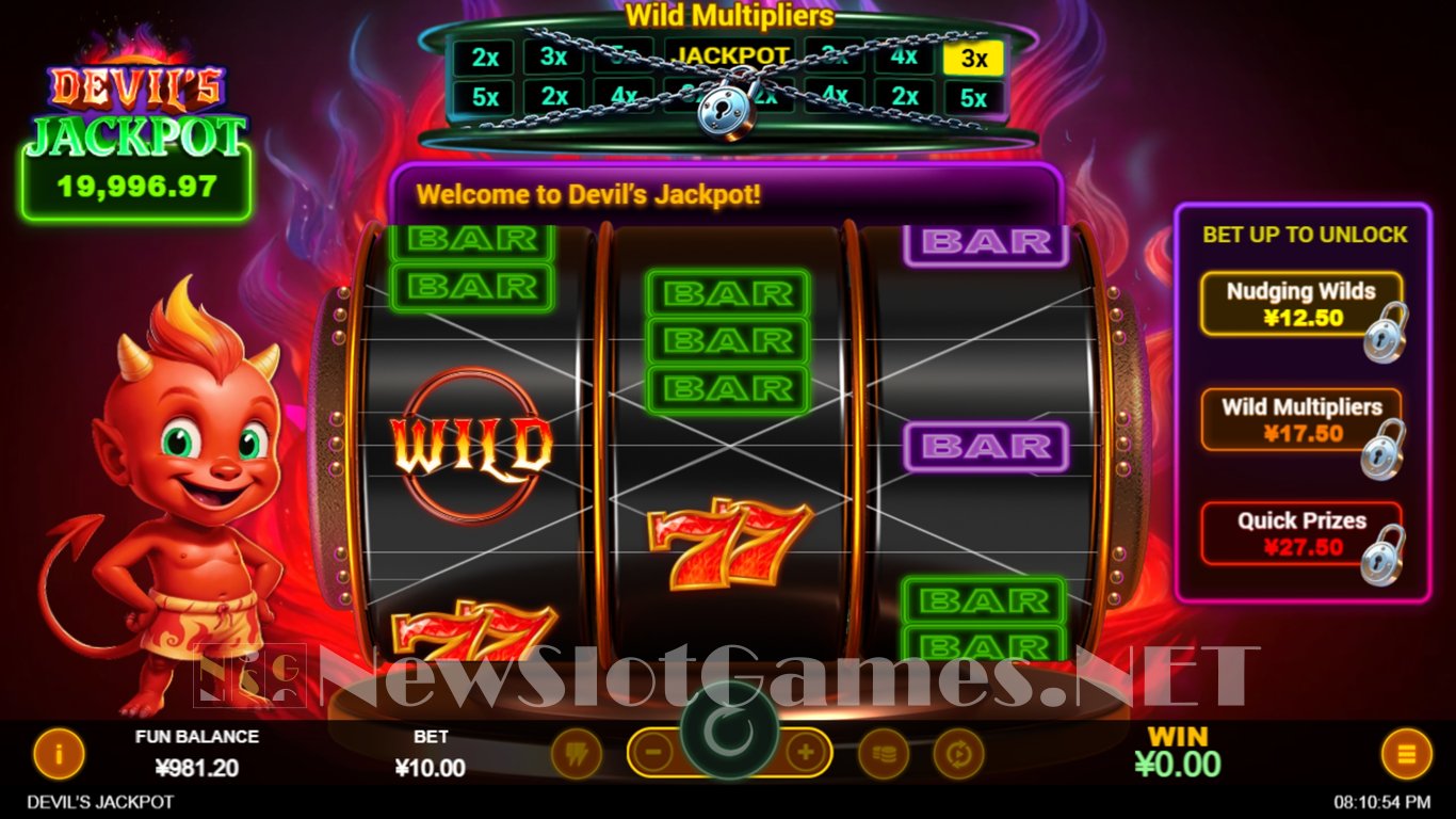 Devils Jackpot Slot Demo Image