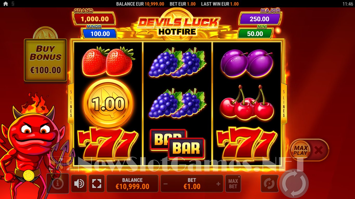 Devils Luck Hotfire Hold & Win Slot Slot Image in Demo - pic. 2
