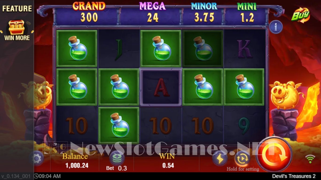 Devils Treasures 2 Slot Demo Image