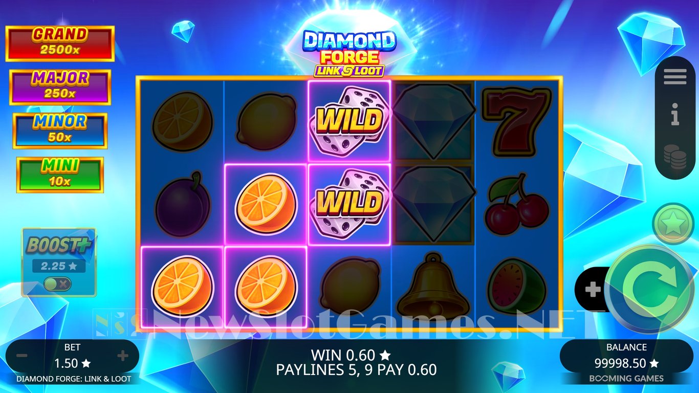 Diamond Forge Link & Loot Slot Demo Image
