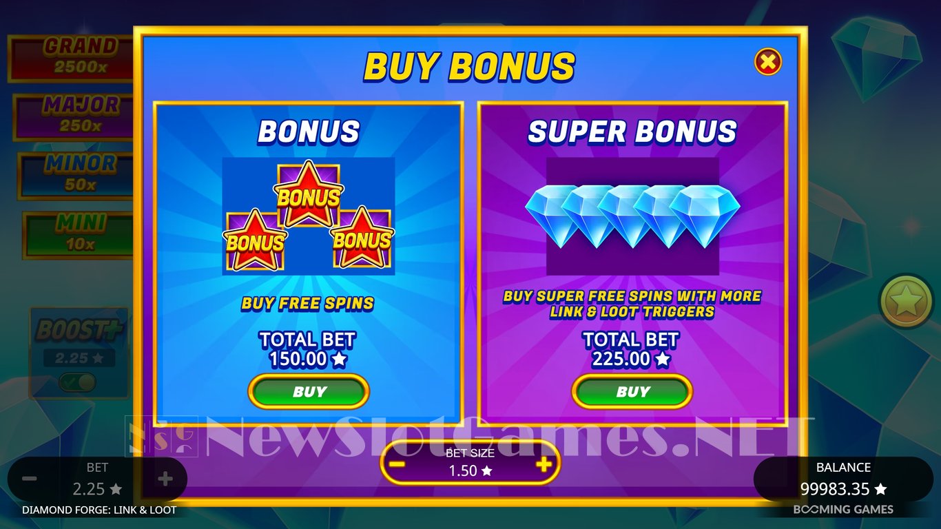 Diamond Forge Link & Loot Slot Slot Image in Demo - pic. 5