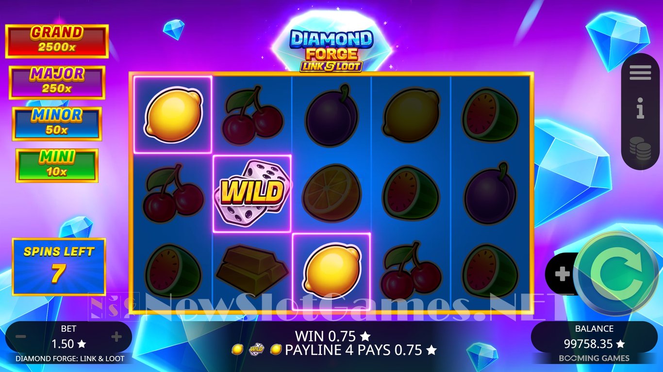 Diamond Forge Link & Loot Slot Slot Image in Demo - pic. 7