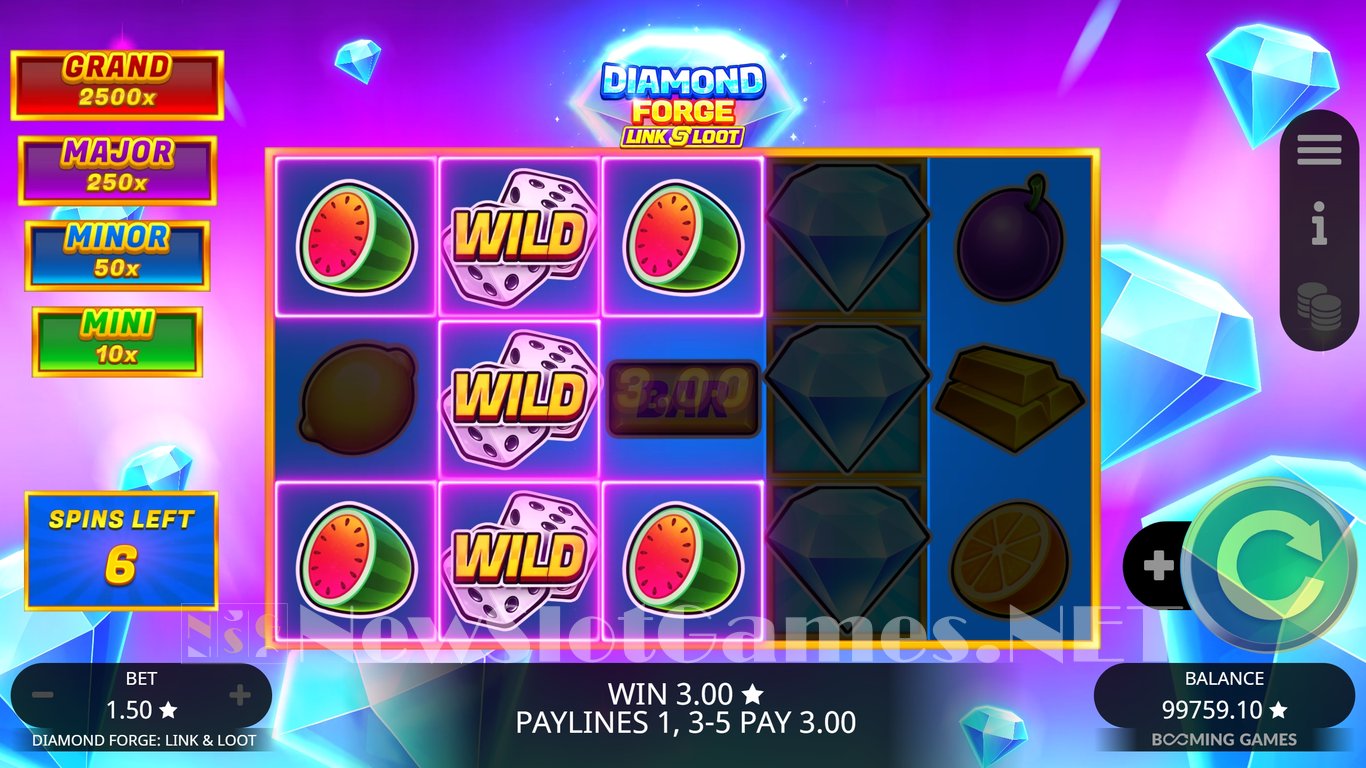 Diamond Forge Link & Loot Slot Slot Image in Demo - pic. 8