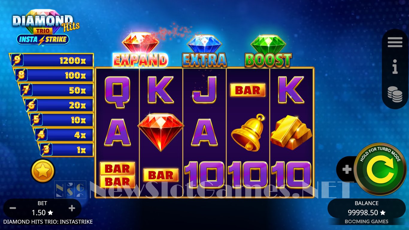 Diamond Hits Trio InstaStrike Slot Demo Image
