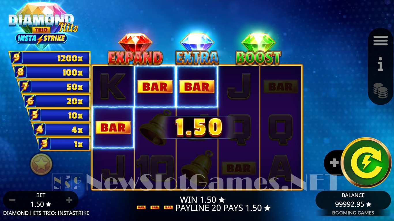Diamond Hits Trio InstaStrike Slot Slot Image in Demo - pic. 4