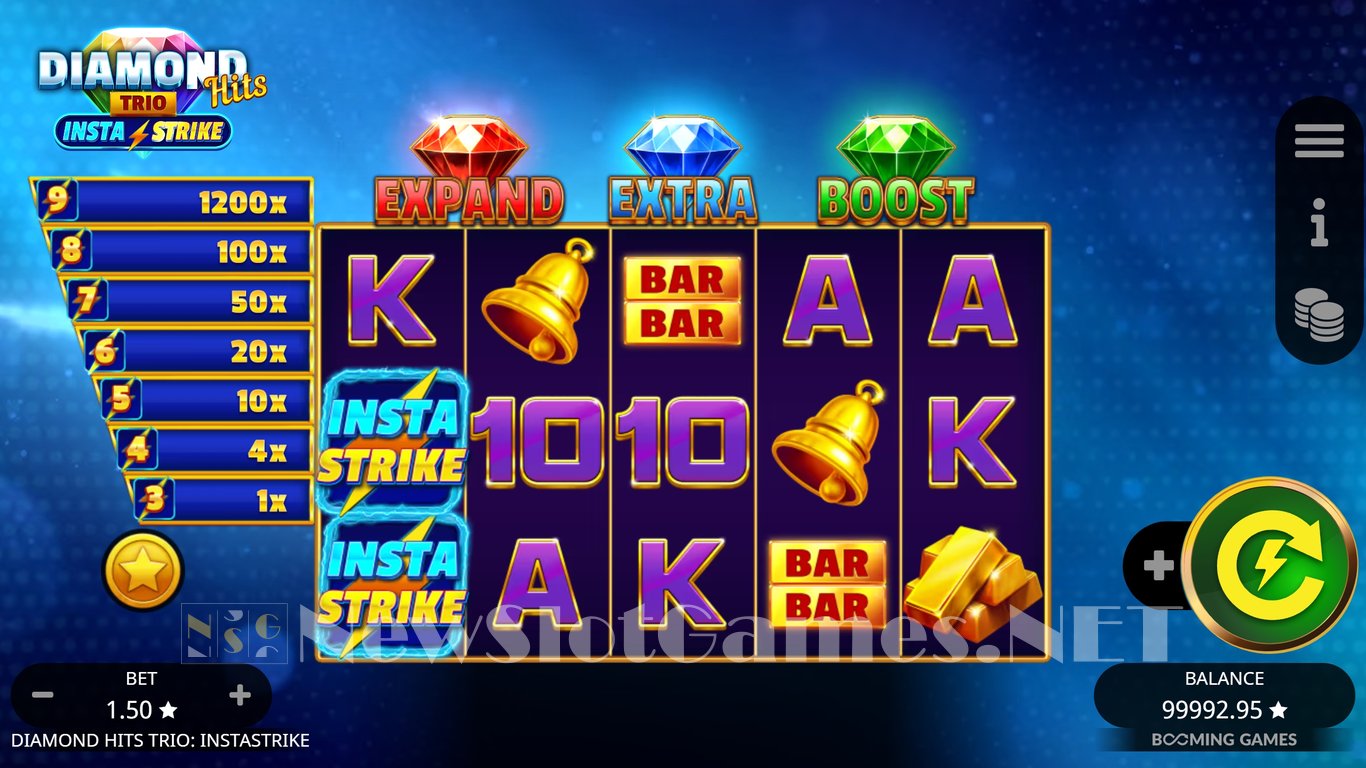 Diamond Hits Trio InstaStrike Slot Slot Image in Demo - pic. 5