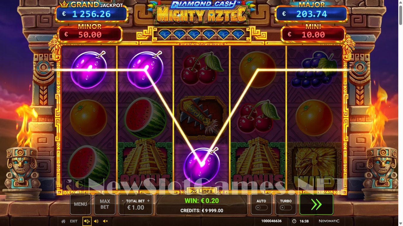 Diamond Link Mighty Aztec Slot Demo Image