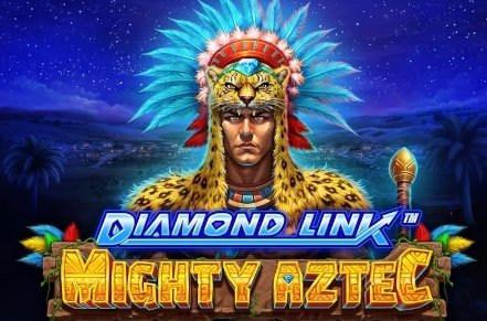 Diamond Link Mighty Aztec Slot Logo