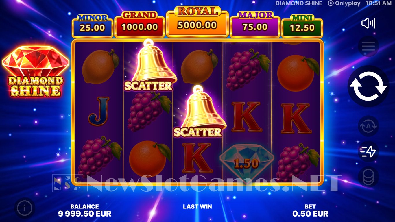 Diamond Shine Slot Demo Image