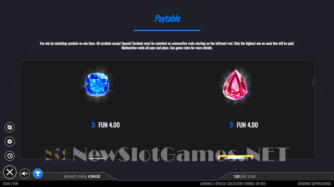 Diamond Supercharge Slot Slot Image in Demo - pic. 6
