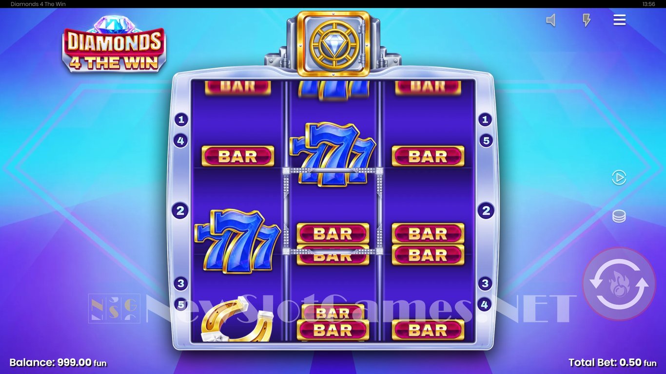 Diamonds 4 The Win Slot Slot Image in Demo - pic. 2