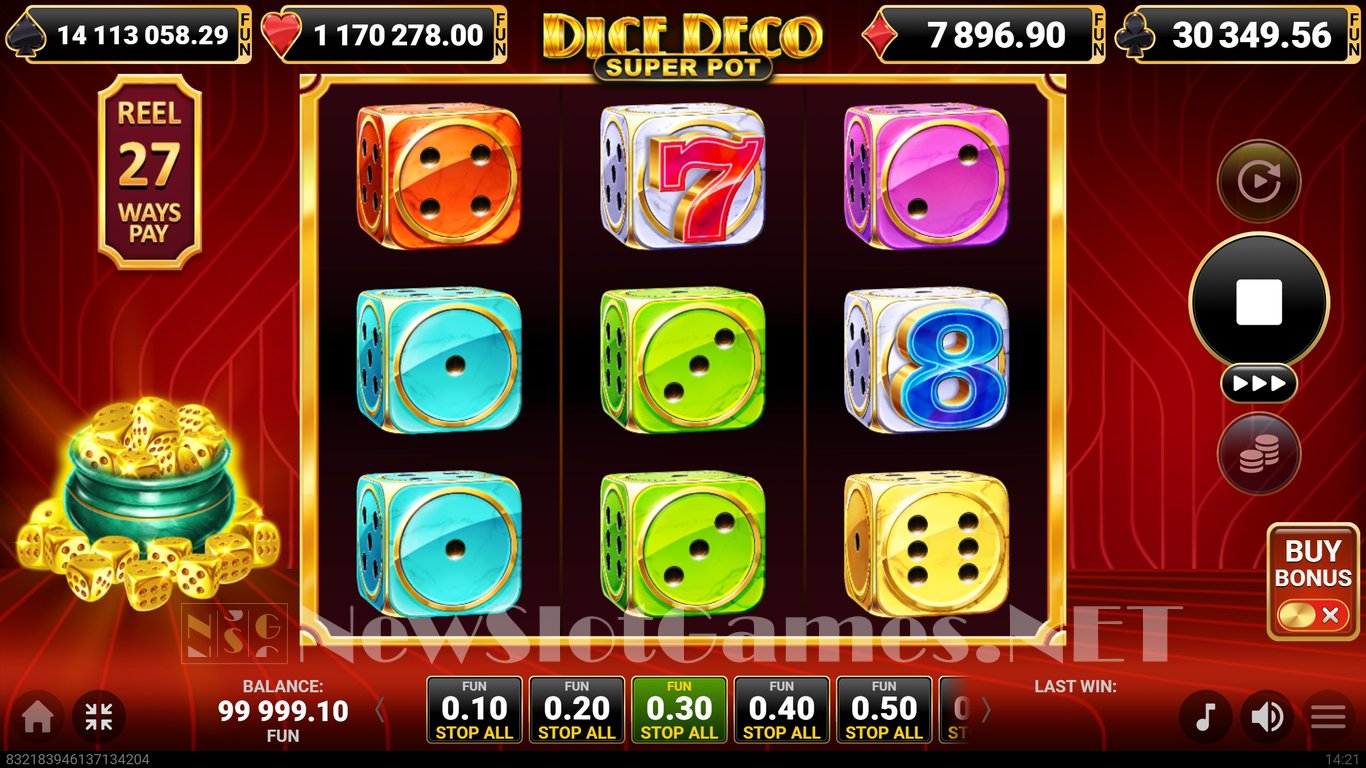 Dice Deco Super Pot Slot Slot Image in Demo - pic. 2