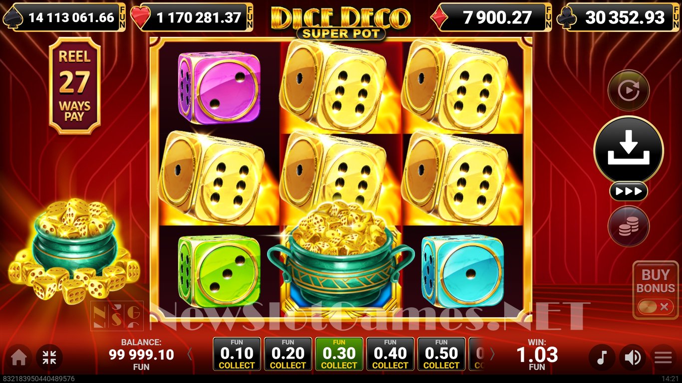 Dice Deco Super Pot Slot Slot Image in Demo - pic. 3