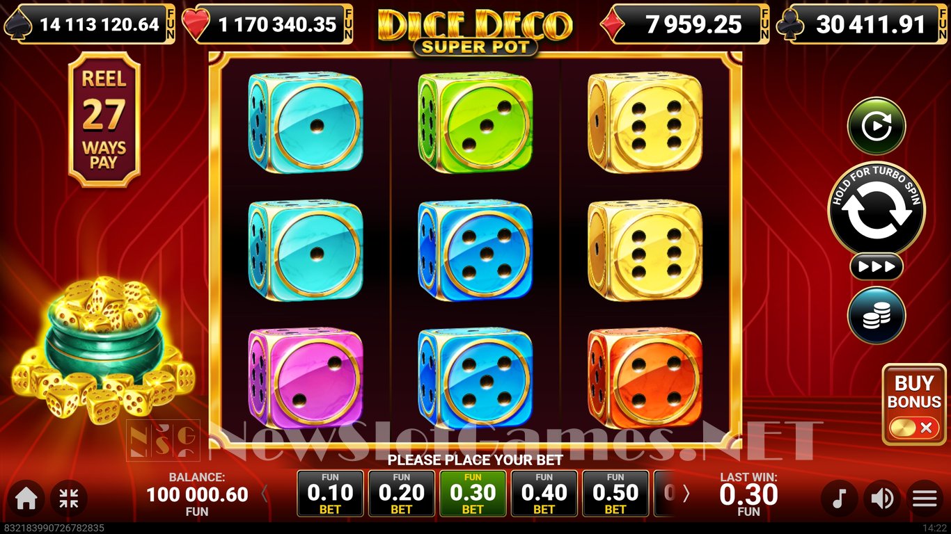 Dice Deco Super Pot Slot Slot Image in Demo - pic. 5