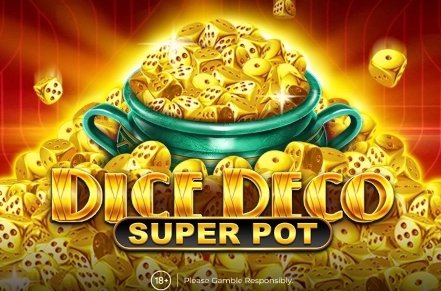 Dice Deco Super Pot Slot Logo