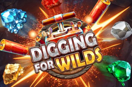 Digging for Wilds Slot Logo