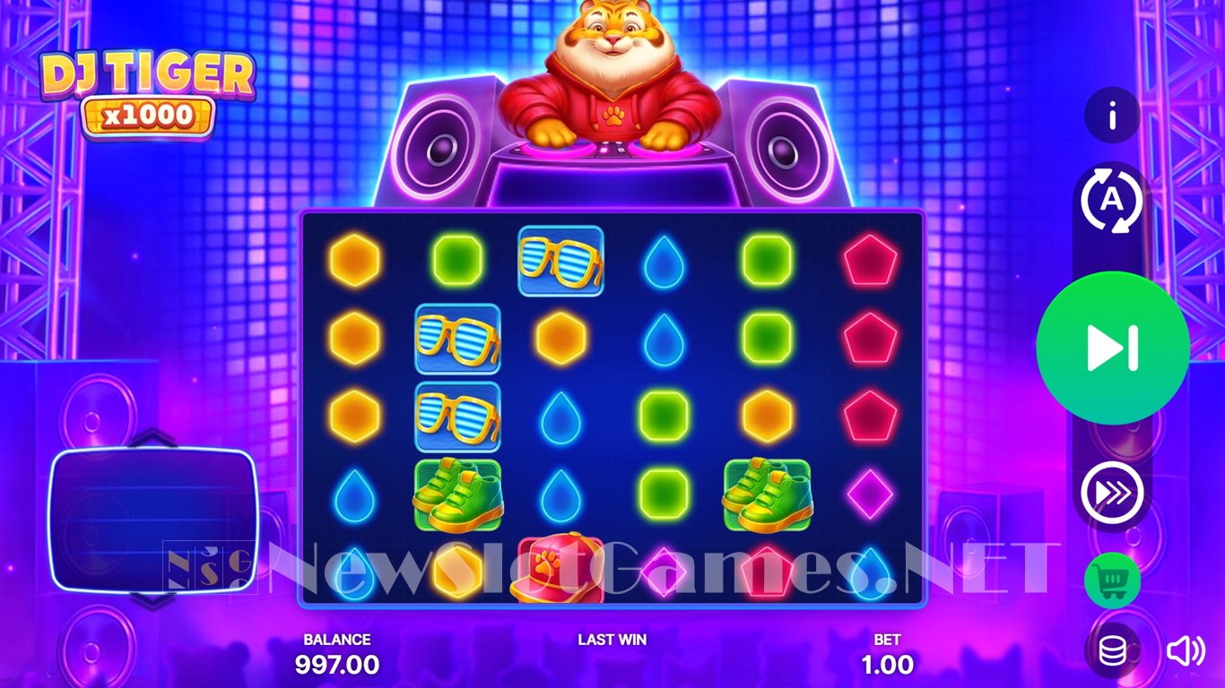 DJ Tiger x1000 Slot Slot Image in Demo - pic. 2