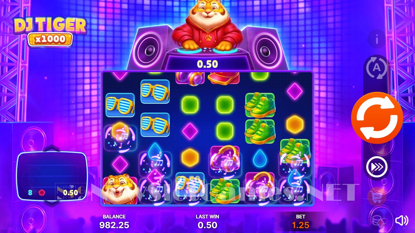 DJ Tiger x1000 Slot Slot Image in Demo - pic. 5