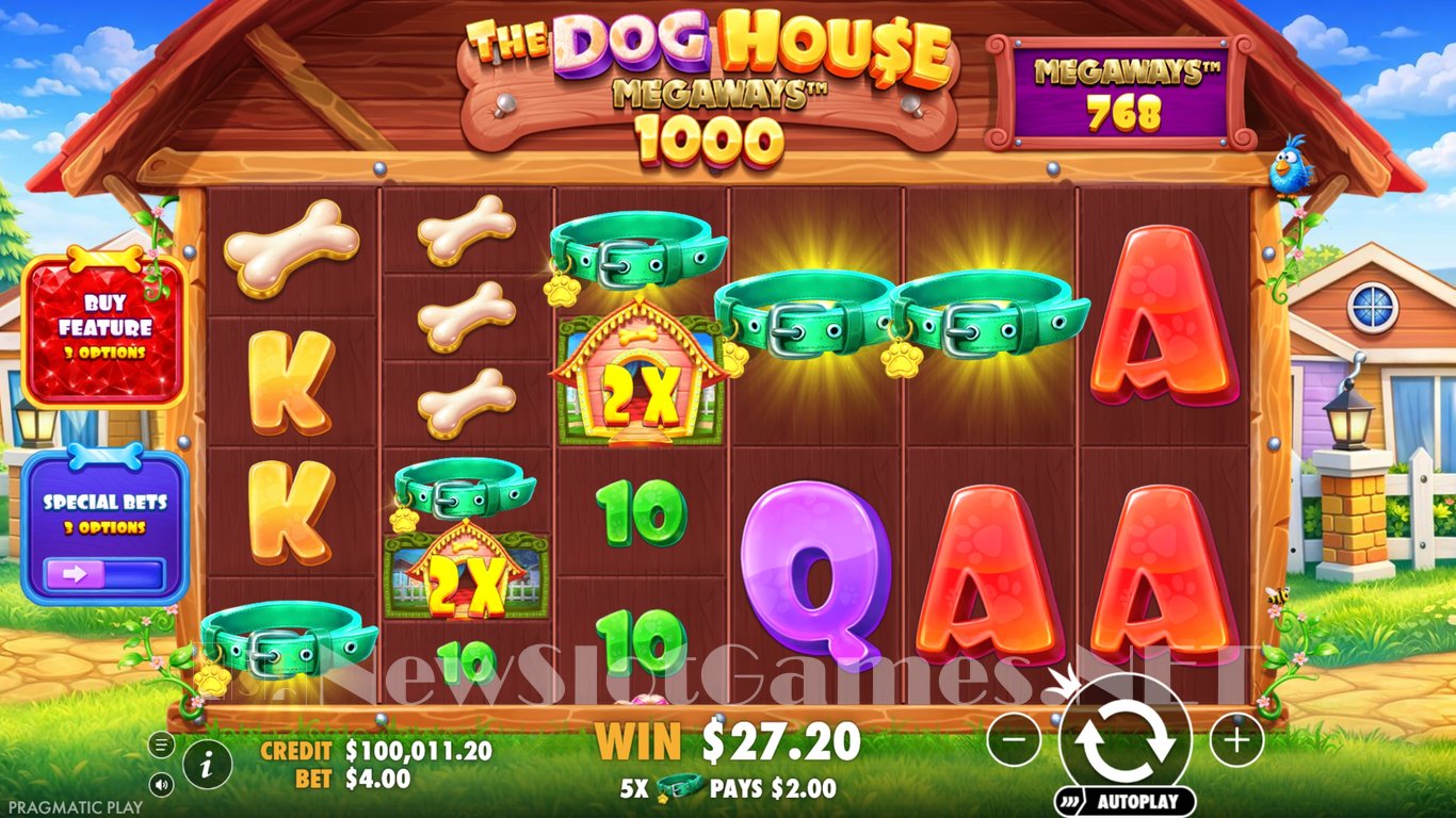 The Dog House Megaways 1000 Slot Slot Image in Demo - pic. 3