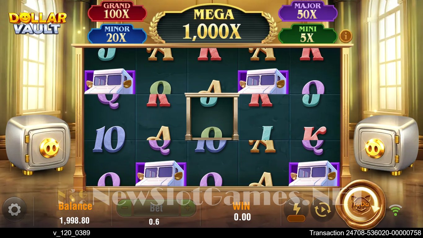 Dollar Vault Slot Demo Image