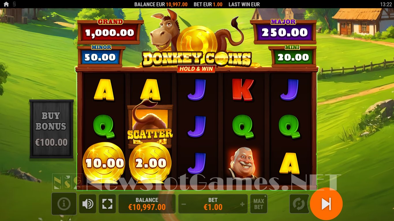 Donkey Coins Hold & Win Slot Slot Image in Demo - pic. 2