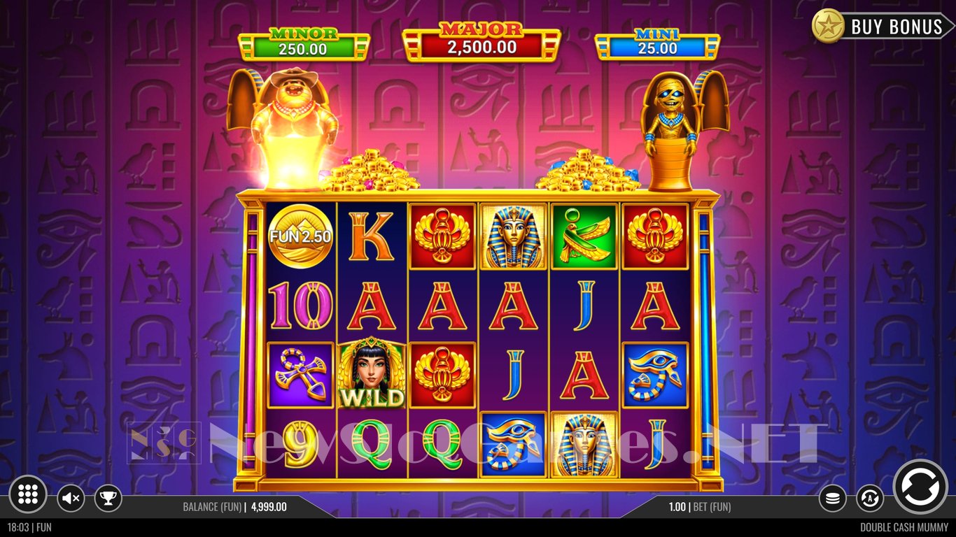 Double Cash Mummy Slot Demo Image