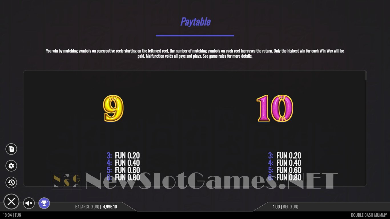 Double Cash Mummy Slot Slot Image in Demo - pic. 4
