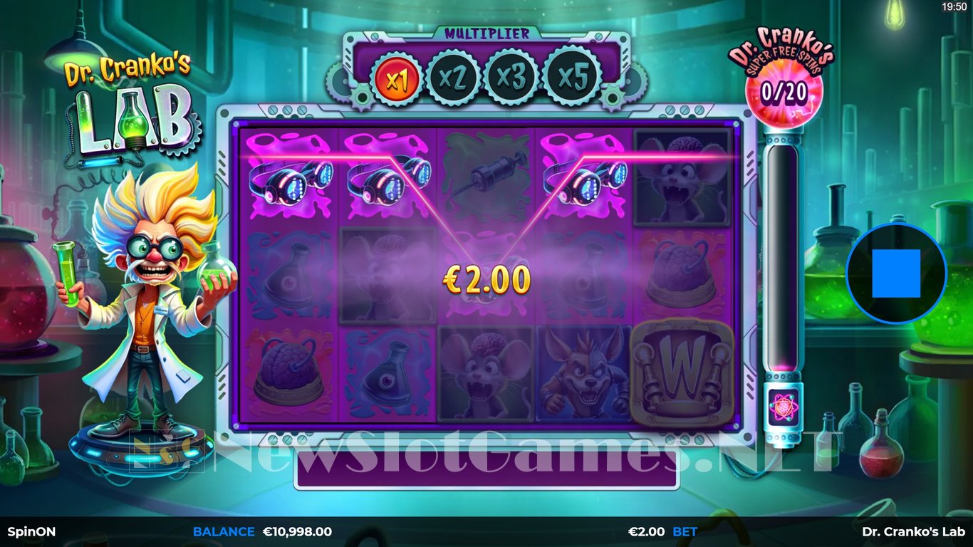 Dr. Crankos Lab Slot Demo Image