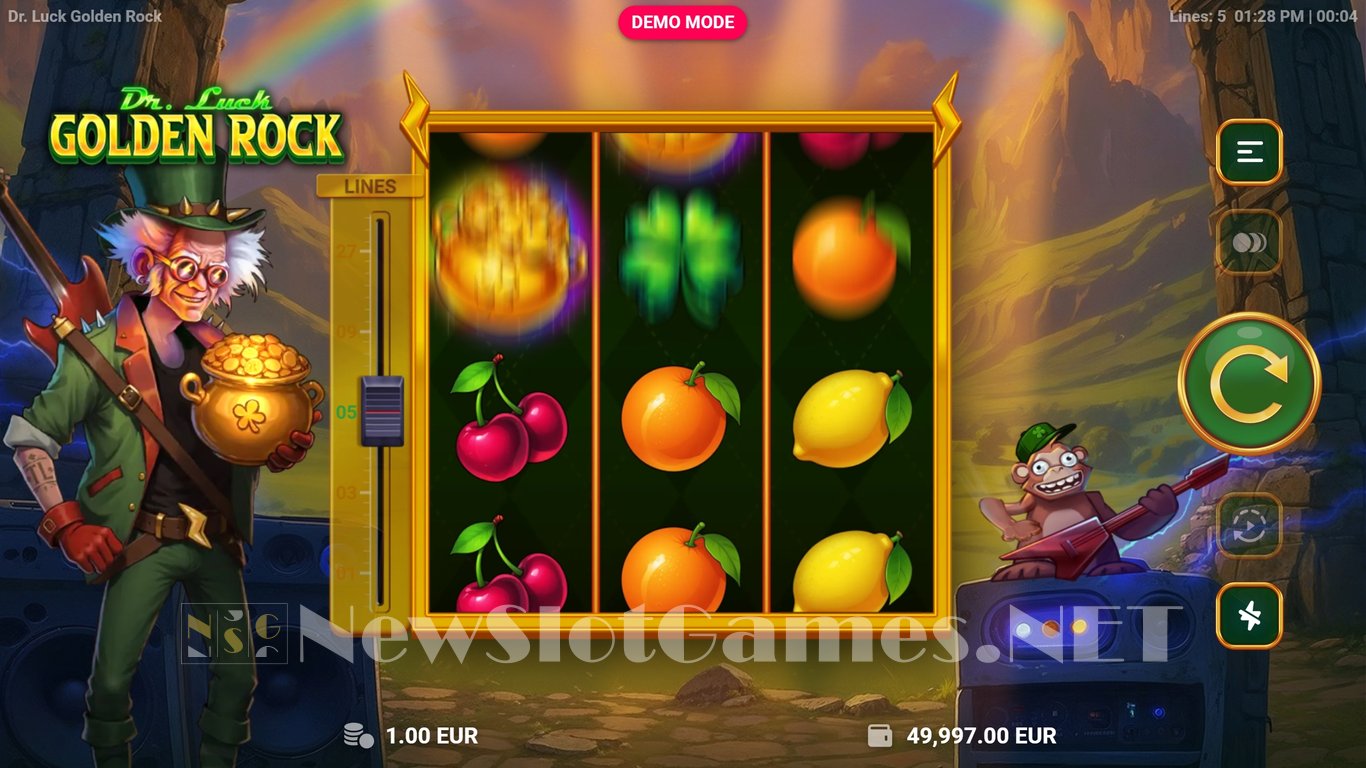 Dr. Luck Golden Rock Slot Slot Image in Demo - pic. 2