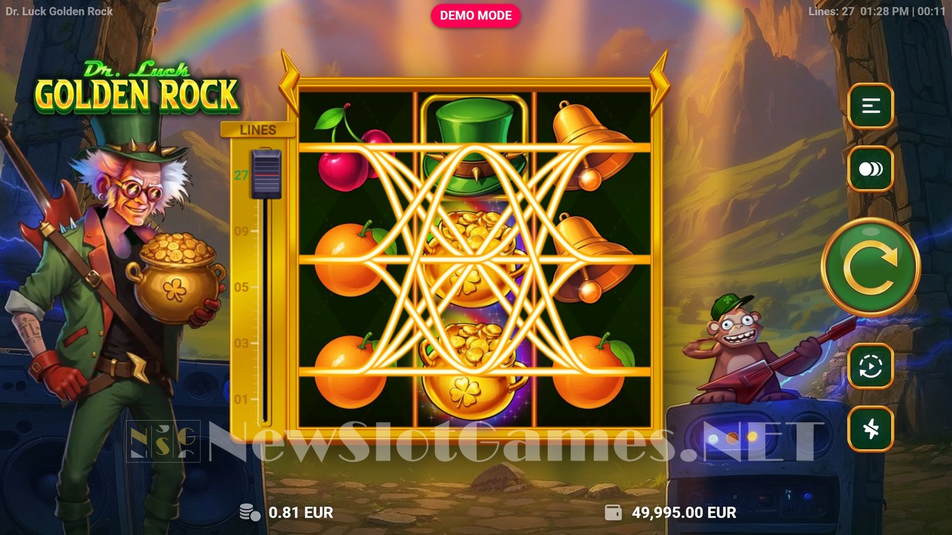 Dr. Luck Golden Rock Slot Slot Image in Demo - pic. 3